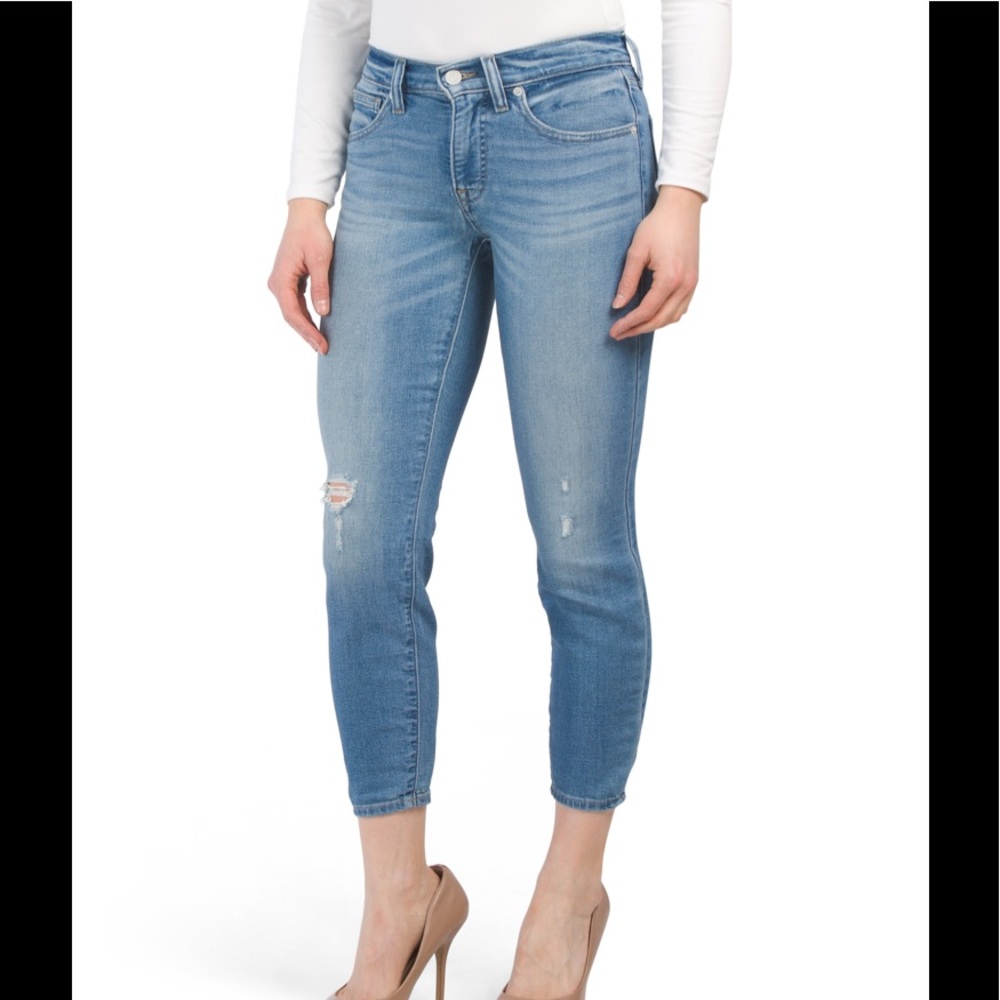 New Lucky Brand Mid Rise Ava Skinny Jeans Size 25